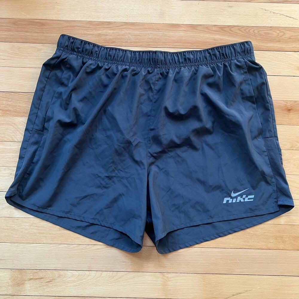 Nike Men's Dri -Fit Shorts Running Active Gray Size XL IB4129-070